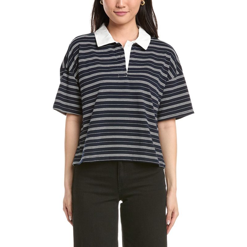 Anna Kay Womens Jones Polo Shirt, Blue